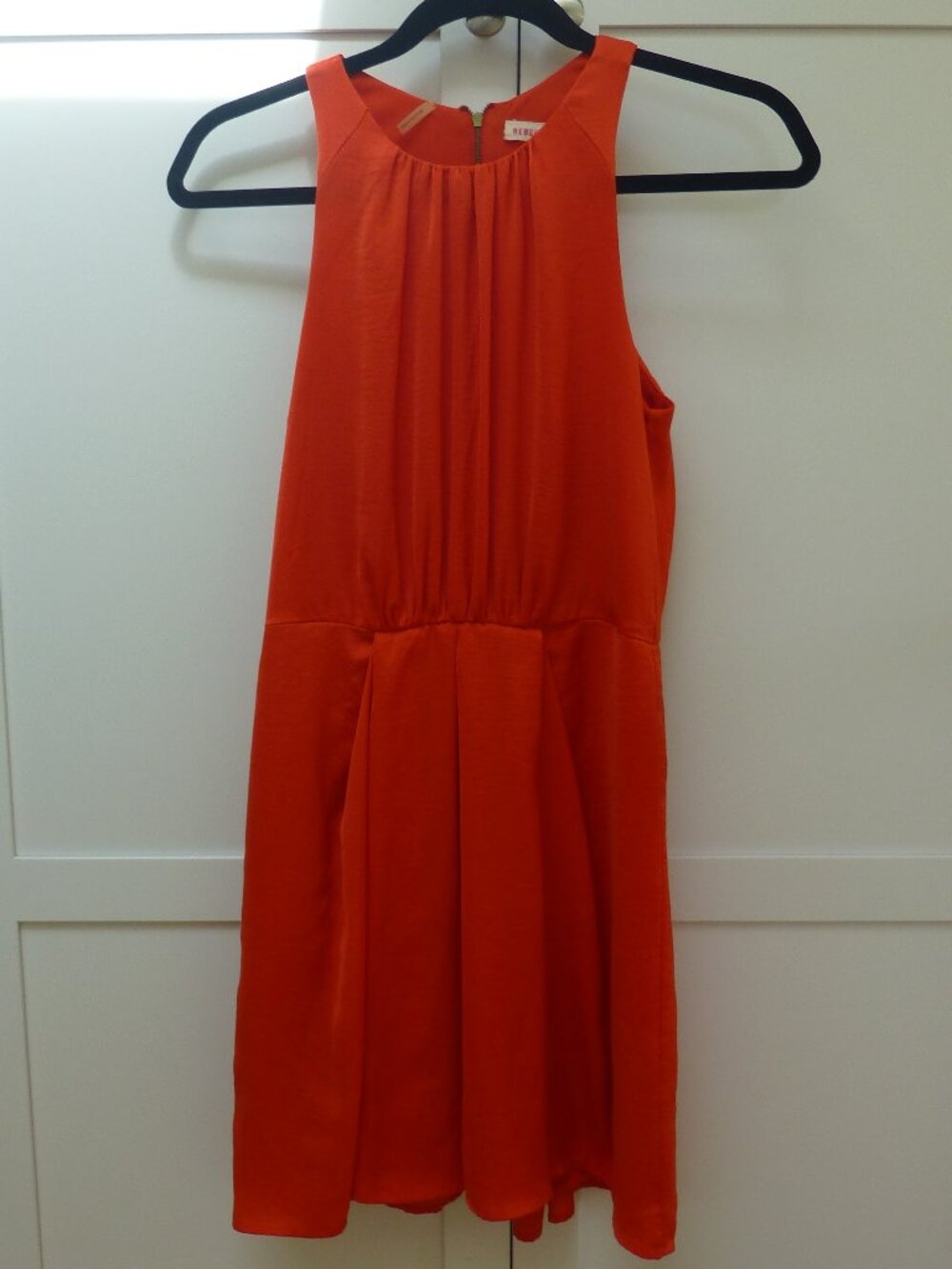 Rebecca Taylor Sleeveless Dress Coral Orange Size 0 Summer Spring Dressy